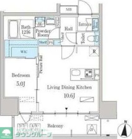 パークアクシス名古屋山王一丁目の物件間取画像